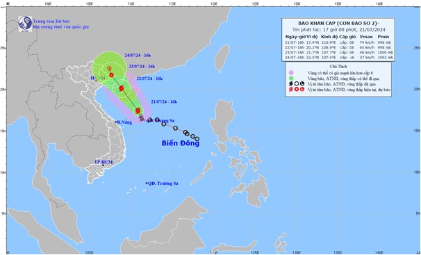 Bão số 2 ảnh hưởng trực tiếp Quảng Ninh, gây mưa lớn ở miền Bắc- Ảnh 1.