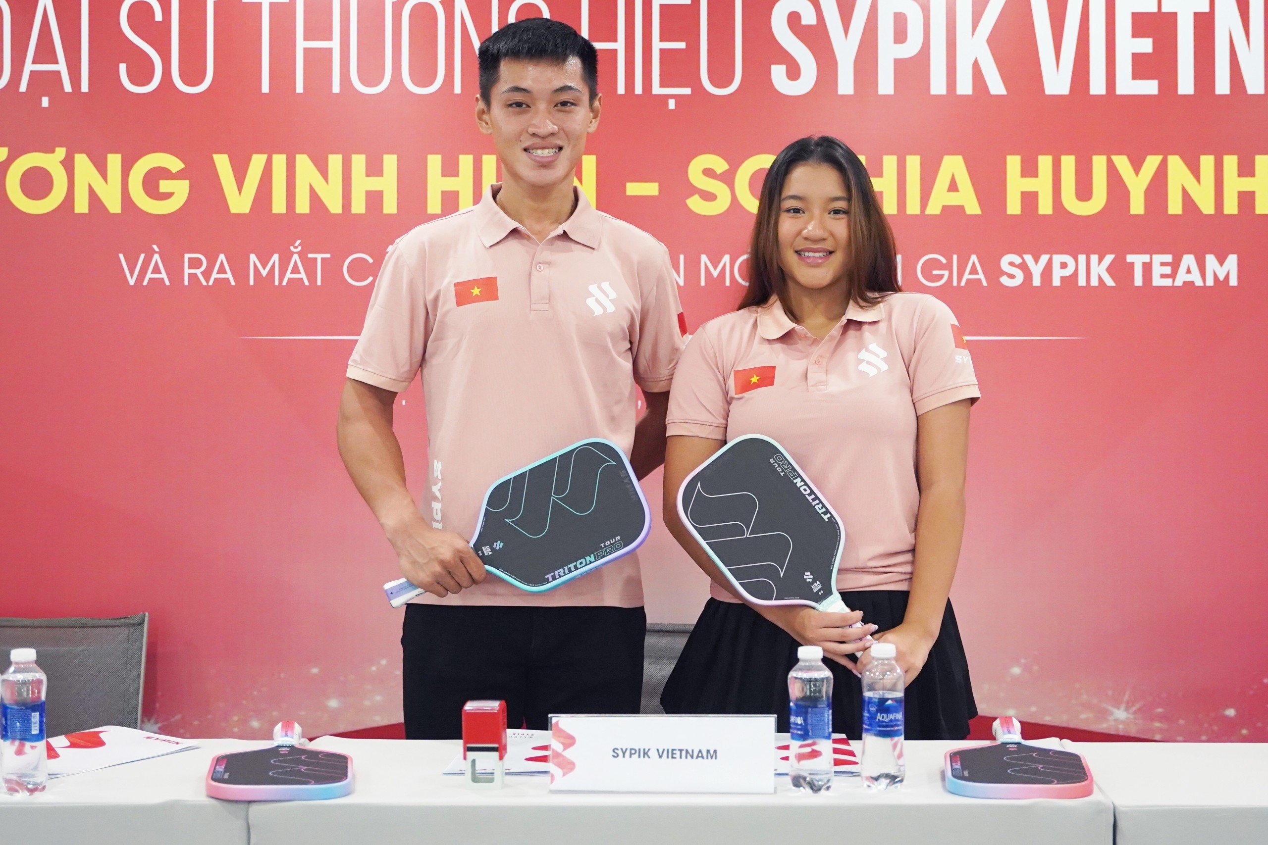 Trương Vinh Hiển và Sophia Huỳnh Trần trở thành đại sứ thương hiệu Sypik Pickleball Việt Nam- Ảnh 1.