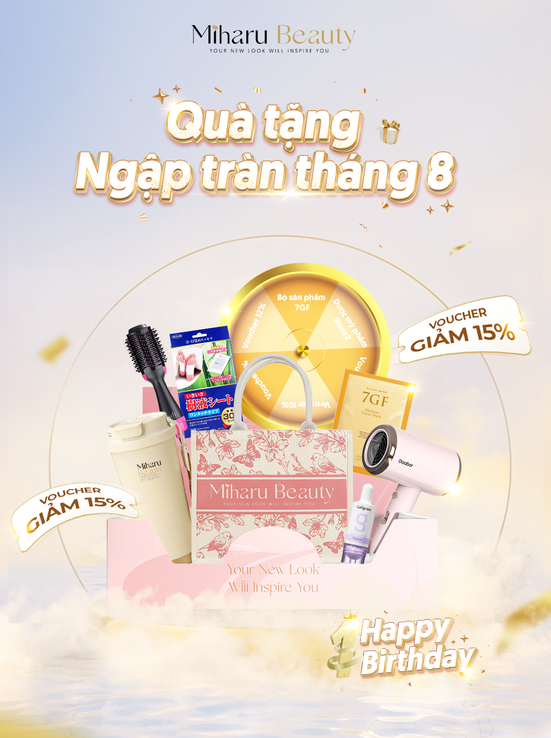 Mừng sinh nhật Miharu Beauty cùng vô vàn quà tặng khách hàng- Ảnh 1.