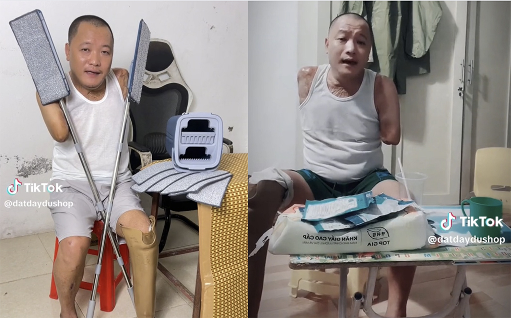 Tình yêu xúc động của người vợ lấy chồng không tay- Ảnh 3. Tình yêu xúc động của người vợ lấy chồng không tay- Ảnh 3.