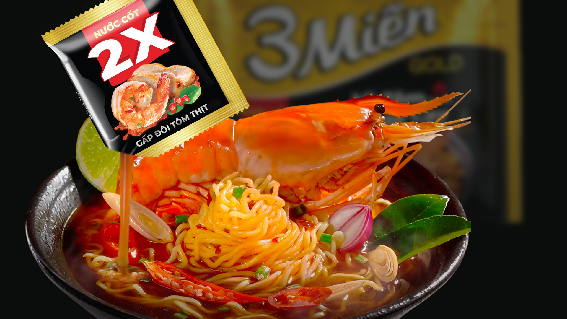 So sánh mỳ Hảo Hảo và mỳ 3 Miền