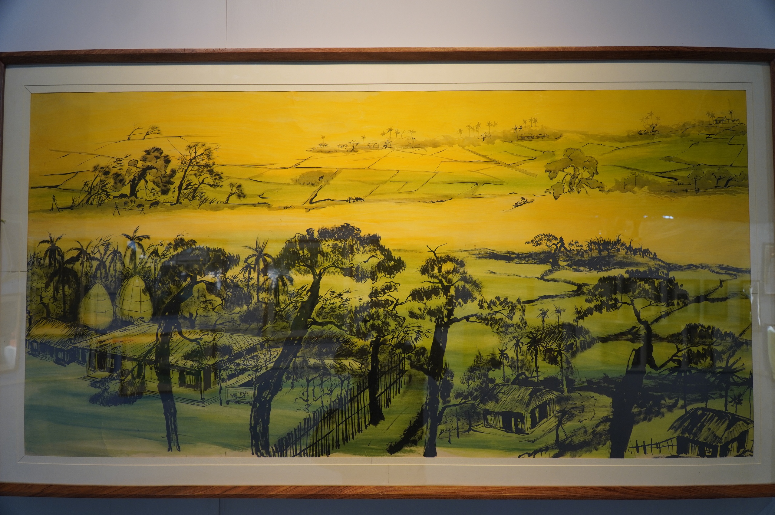 ফ্রান্স থেকে 'বাড়ি ফিরে' বিখ্যাত চিত্রশিল্পী লে বা ডাং-এর শত শত চিত্রকর্মের প্রদর্শনী - ছবি ৪। Triển lãm hàng trăm bức tranh của danh họa Lê Bá Đảng ‘hồi hương' từ Pháp- Ảnh 4.