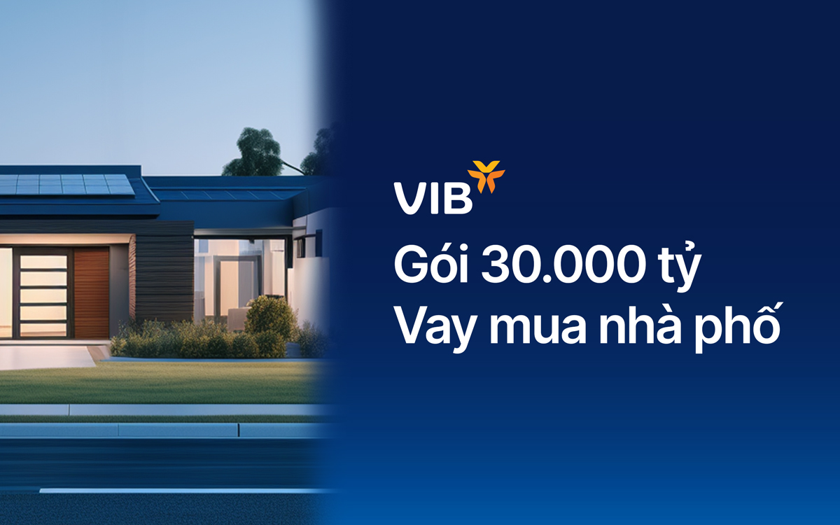 VIB tung 30.000 tỉ đồng cho vay mua nhà với lãi 5,9%/năm, miễn trả gốc 48 tháng- Ảnh 1.