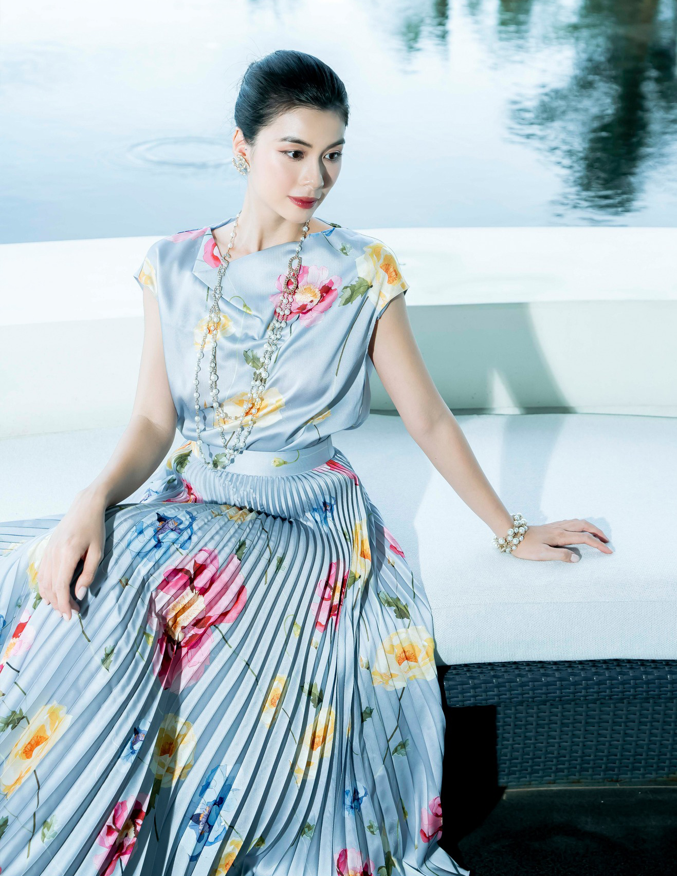 Matchande outfits är de mest eleganta och mångsidiga outfitsen den här säsongen - Bild 8. Set đồ đồng bộ là trang phục thanh lịch và đa năng nhất mùa này- Ảnh 8.