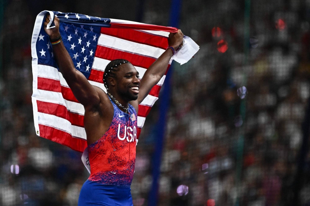 Noah Lyles giành HCV nội dung 100 m ở Olympic nhờ nhanh hơn đối thủ...  0,005 giây