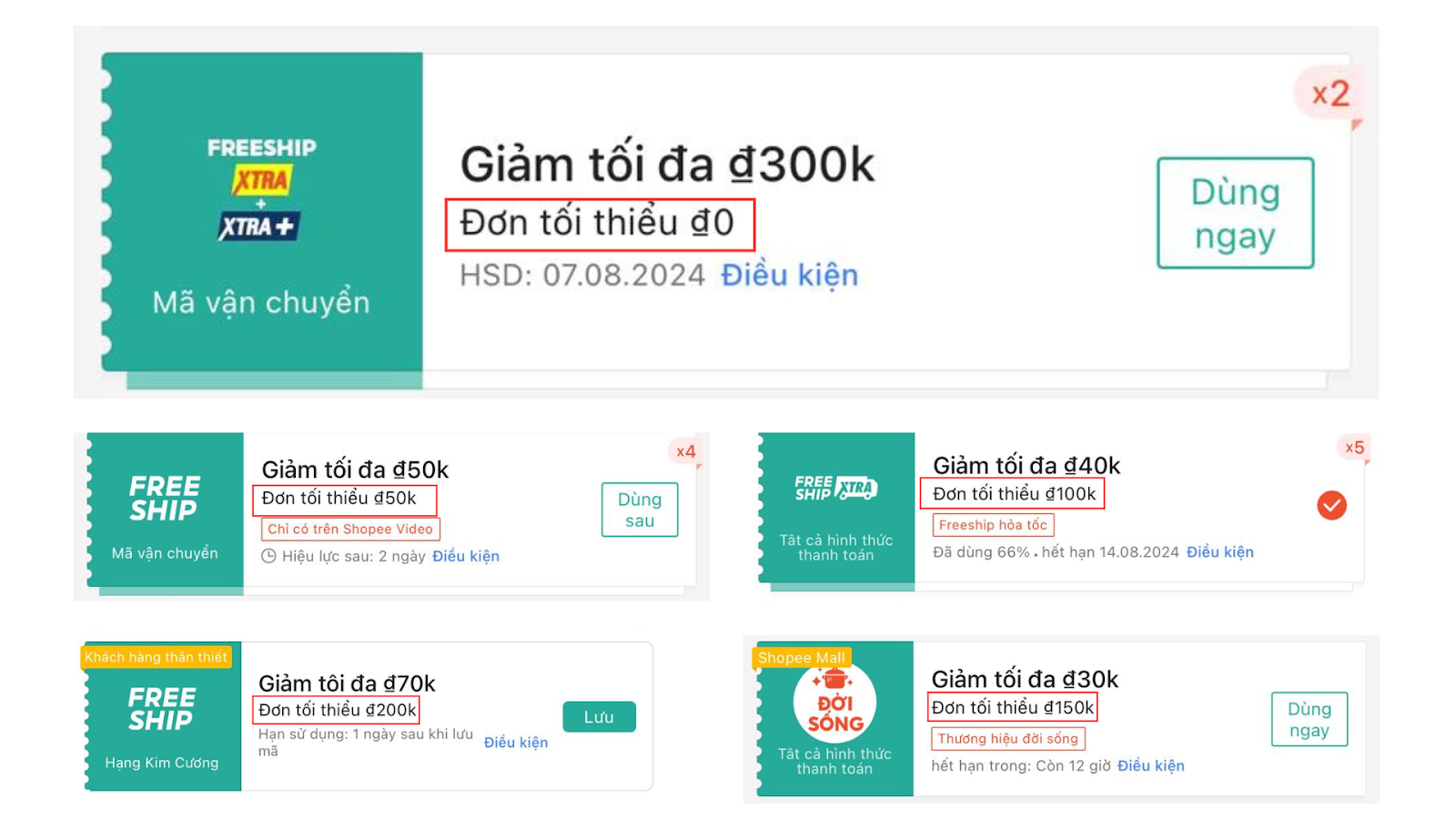 Freeship Examples Freeship vẫn là chiến lược đẩy đơn của các nhà bán hàng Shopee vào 8.8