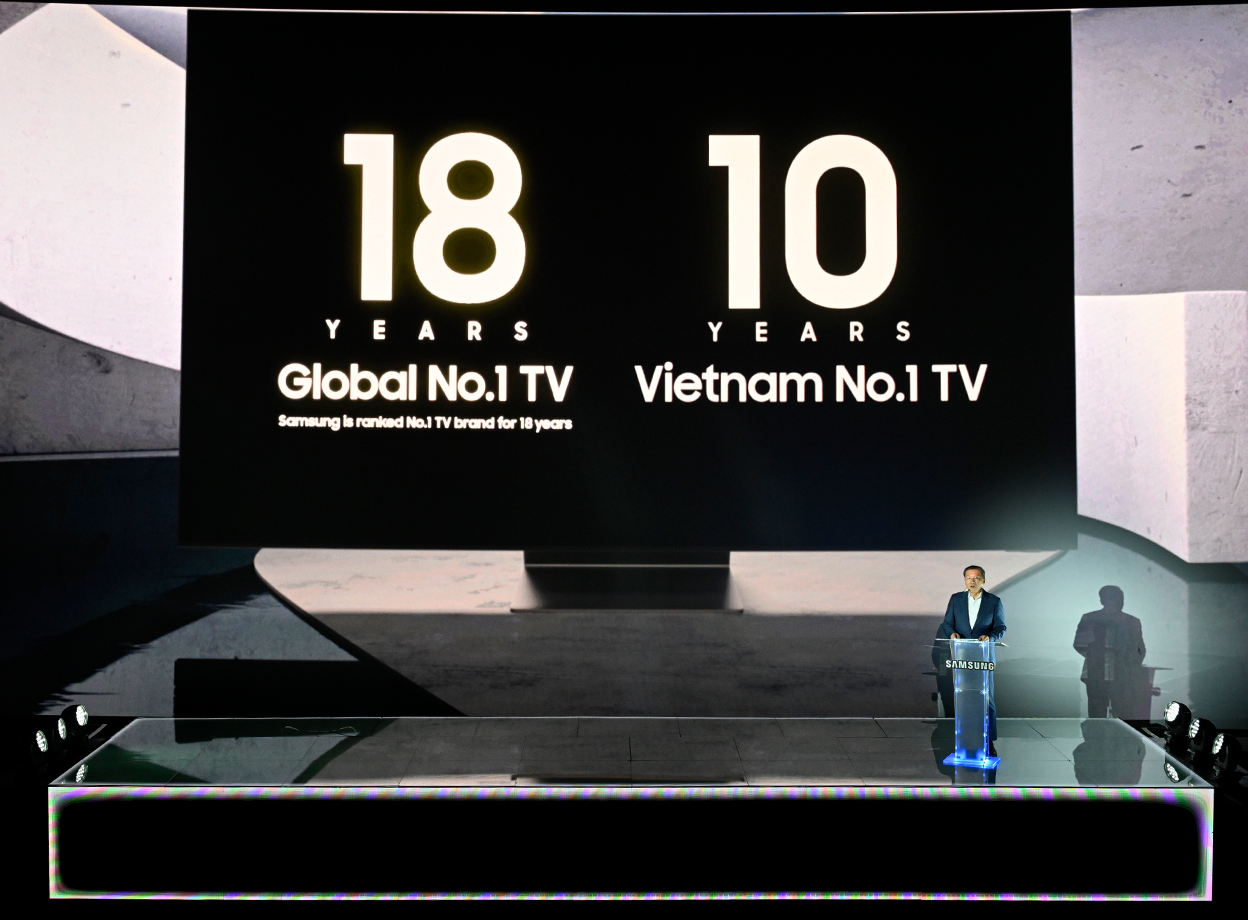Samsung AI TV có gì để 'xưng vương' thị trường TV toàn cầu và Việt Nam- Ảnh 1. Samsung AI TV có gì để 'xưng vương' thị trường TV toàn cầu và Việt Nam- Ảnh 1.