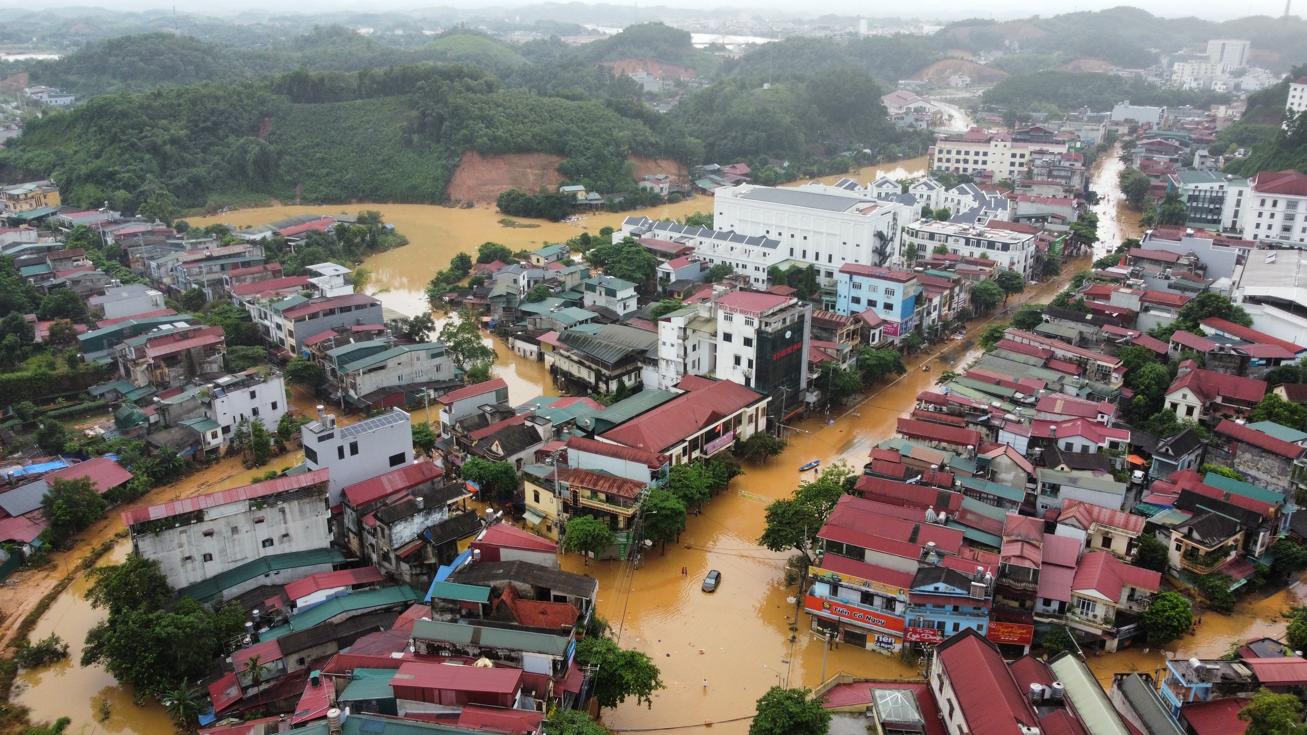 Người Yên Bái bàng hoàng trong lũ lịch sử: ‘Chưa bao giờ lụt to như này’- Ảnh 1.