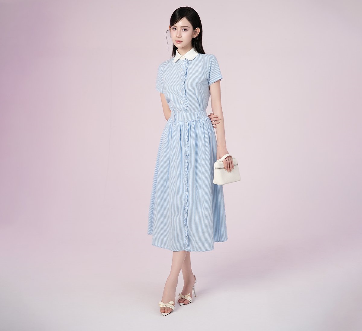 Khai thác tối đa tính nữ ngọt ngào với những trang phục bay bổng- Ảnh 3. Khai thác tối đa tính nữ ngọt ngào với những trang phục bay bổng- Ảnh 3.