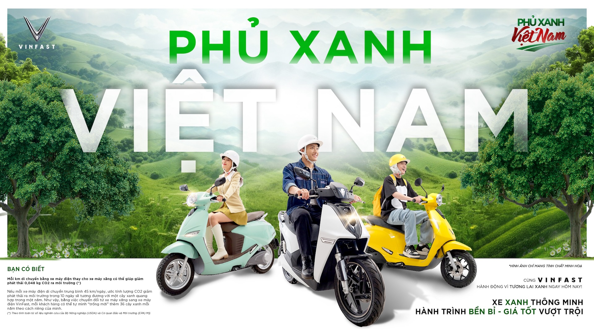 Quyết 'phủ xanh Việt Nam', VinFast ưu đãi tới 12 triệu cho khách chuyển ...