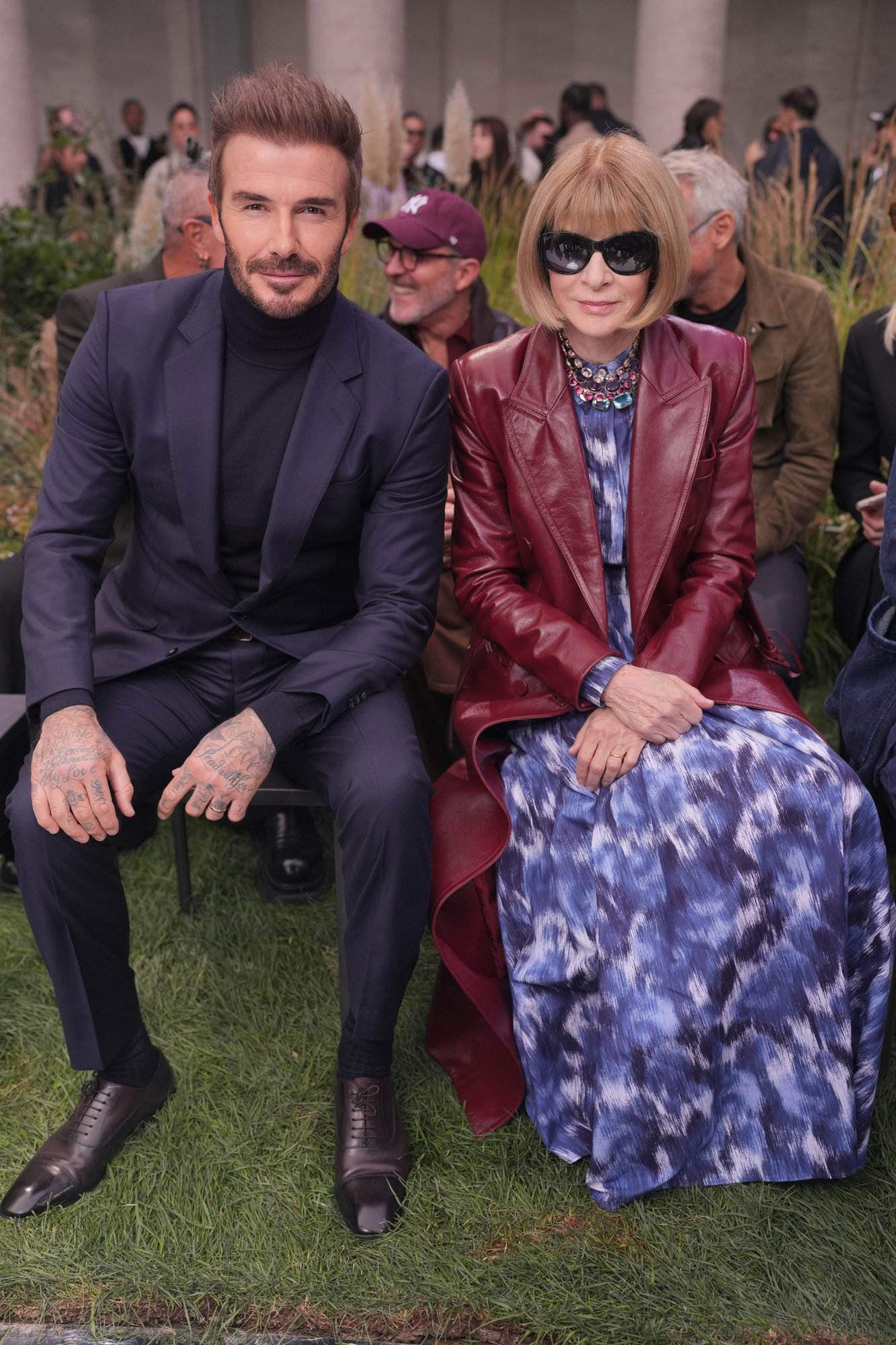 David Beckham dự show Boss cùng 'bà hoàng thời trang' Anna Wintour- Ảnh 3.