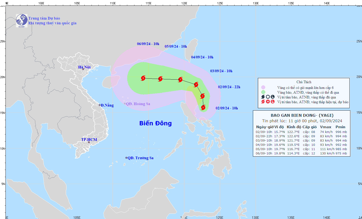 Bão Yagi đi vào Biển Đông sẽ rất mạnh- Ảnh 1.