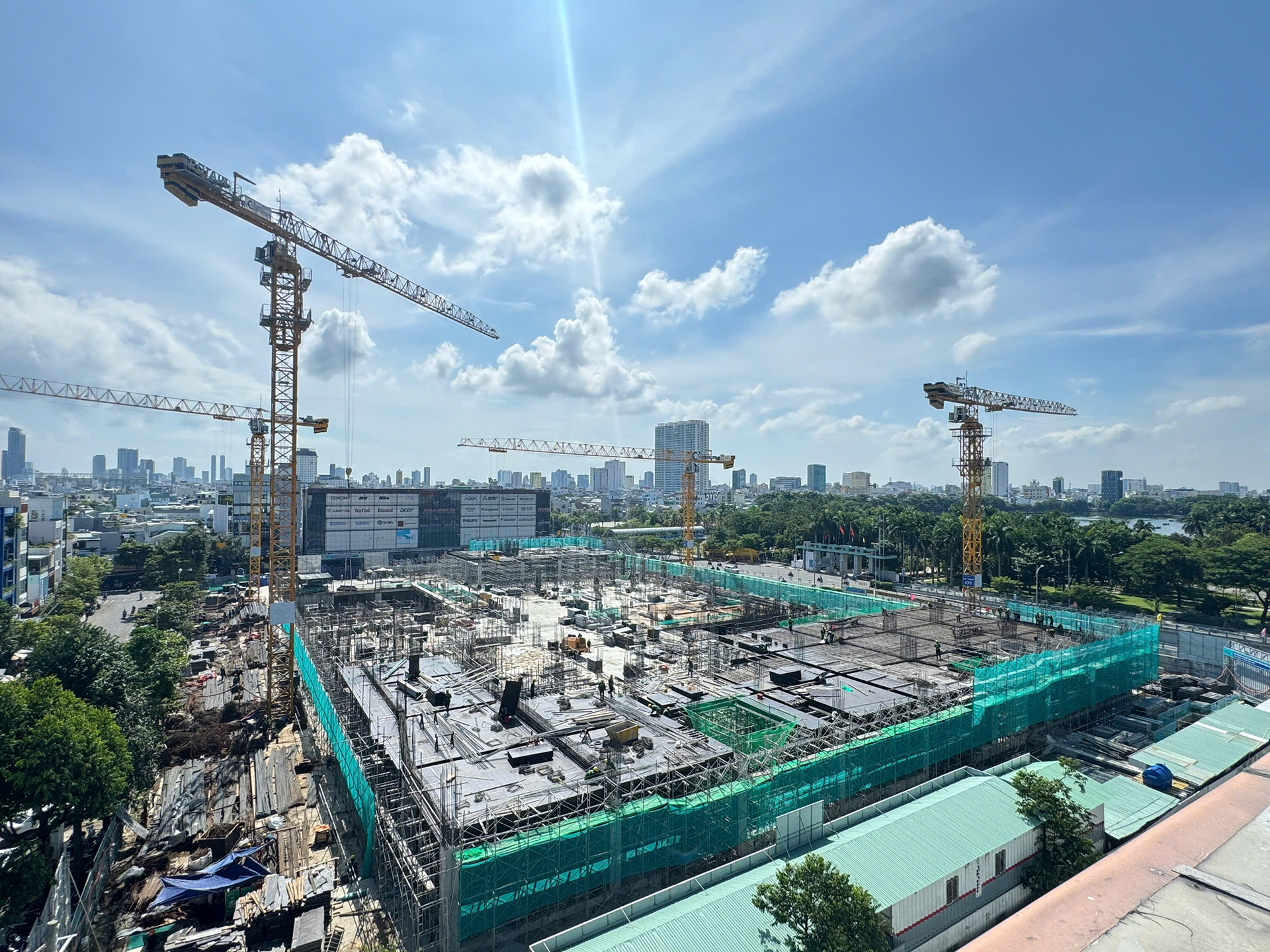 Dự án TTC Plaza Đà Nẵng đang được thi công đúng tiến độ Dự án TTC Plaza Đà Nẵng đang được thi công đúng tiến độ