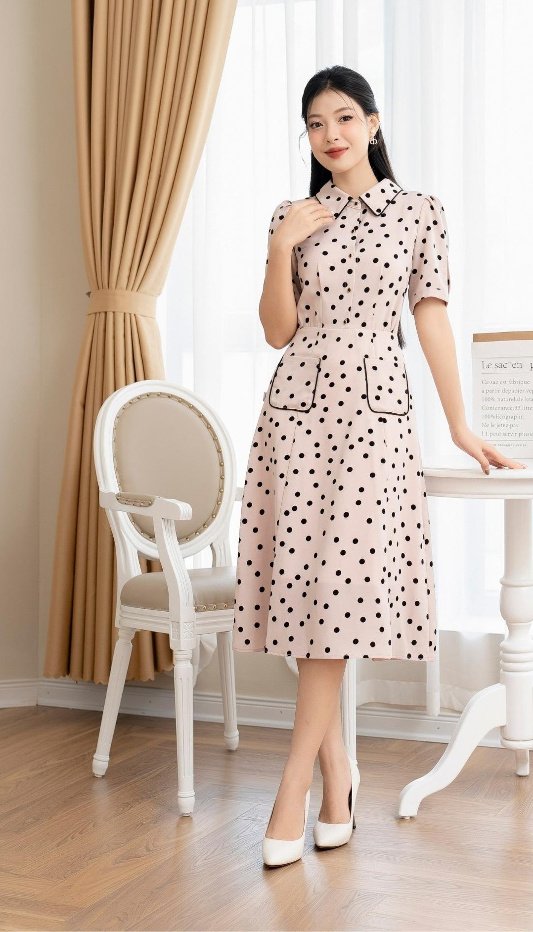 রোমান্টিক ভিনটেজ ট্রেন্ড দিয়ে আপনার পোশাকটি 'পুনর্নির্মাণ' করুন - ছবি ৮। 'Tái thiết' tủ quần áo với xu hướng vintage lãng mạn- Ảnh 8.