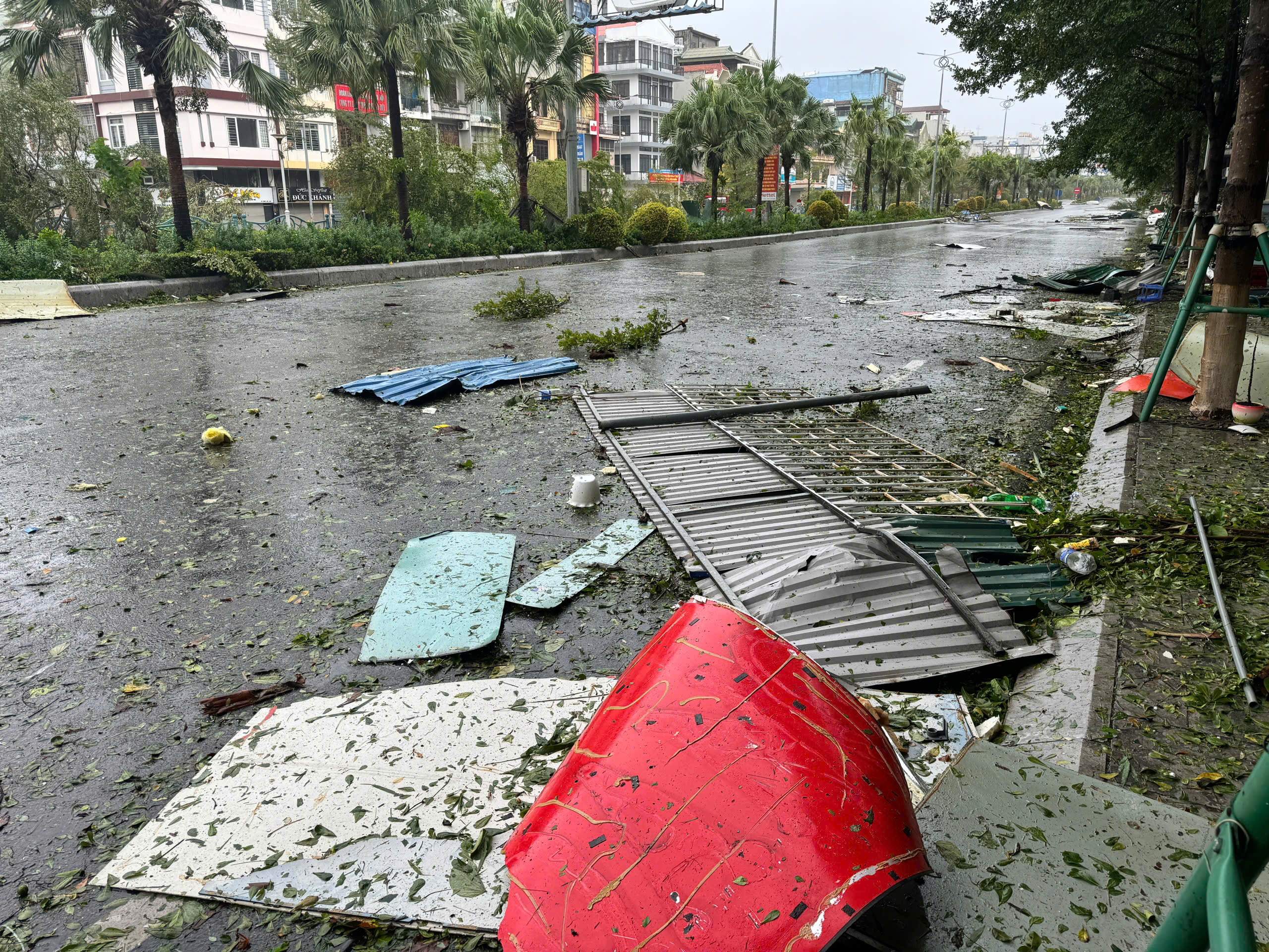 Bão Yagi đang tàn phá Quảng Ninh, người dân khiếp sợ- Ảnh 8.