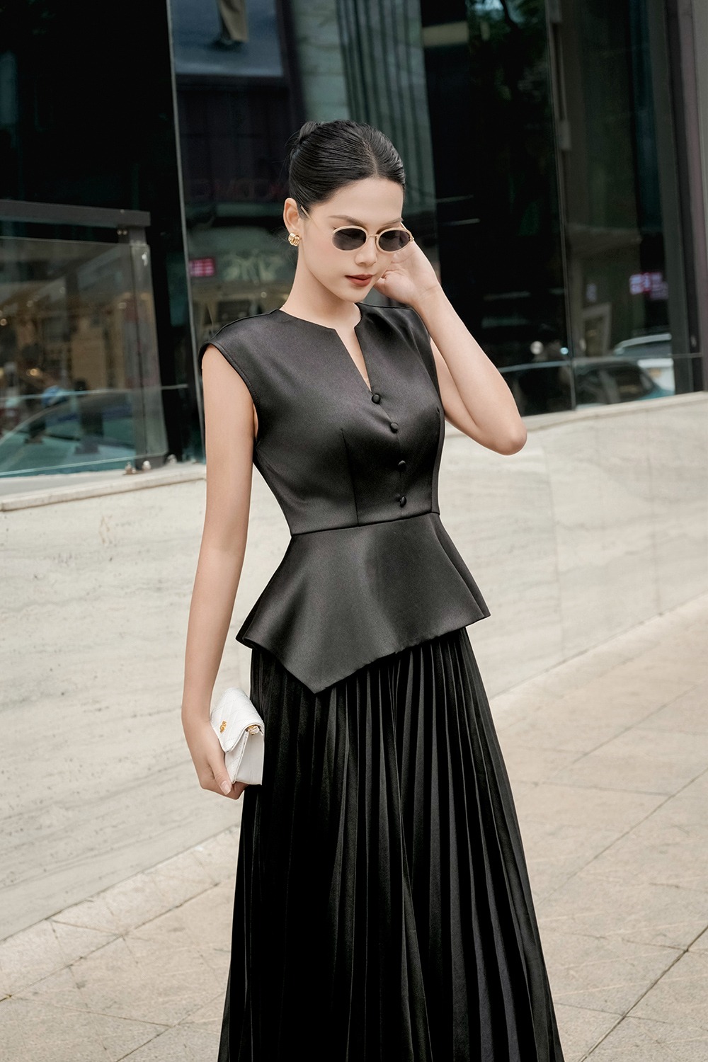 Jadikan dia 'pusat' semua mata dengan baju peplum - Foto 7. Biến nàng thành ‘trung tâm’ của mọi ánh nhìn với áo peplum- Ảnh 7.