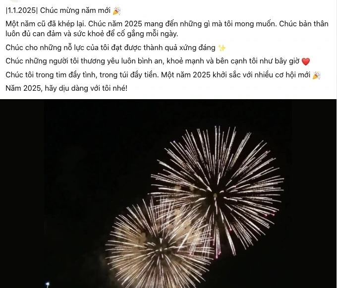 Năm mới 2025 Mạng xã hội 'bừng sáng' lời chúc hạnh phúc, khởi đầu tốt đẹp