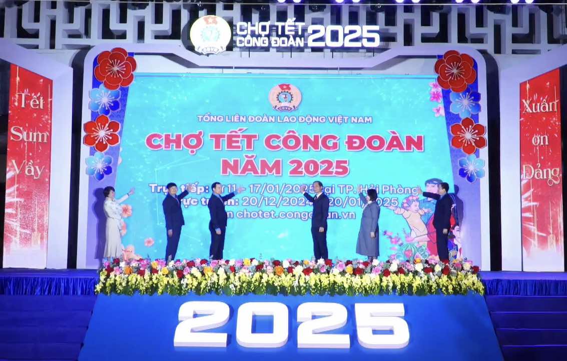 Nhiều ưu đãi hấp dẫn tại Chợ tết công đoàn năm 2025- Ảnh 1.