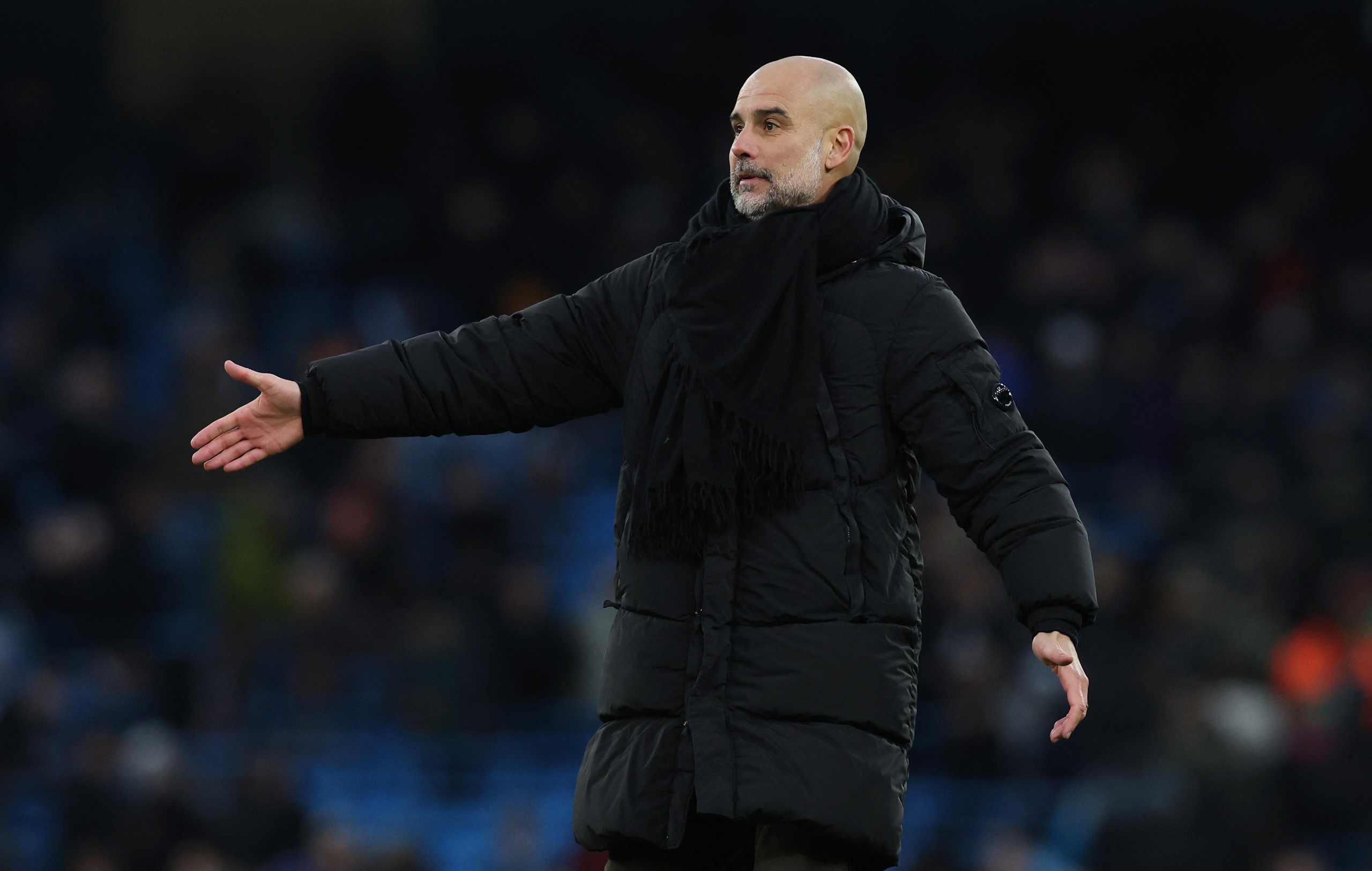 Coach Pep Guardiola may have been satisfied when Man City quickly added players in the winter transfer window