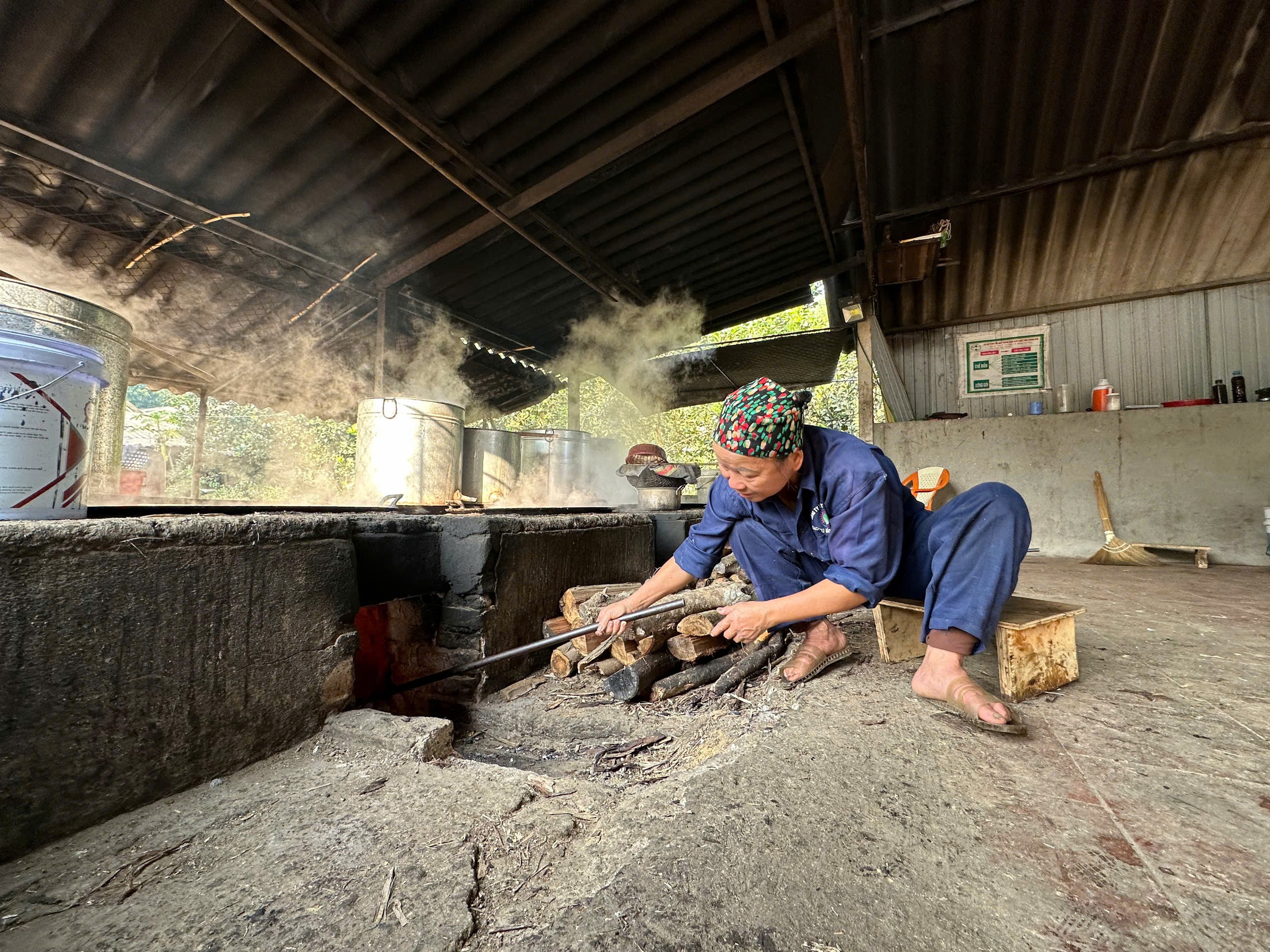 Làng nghề đũa cau Nàng Rưng vào vụ Tết- Ảnh 10.