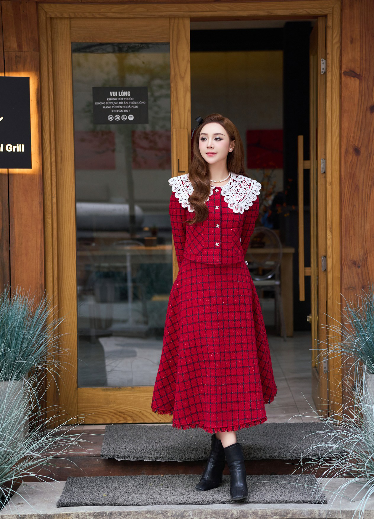 להתלבש יפה ואלגנטי בקלות עם תלבושות תואמות - תמונה 1. Mặc đẹp, sang dễ dàng với trang phục đồng bộ- Ảnh 1.