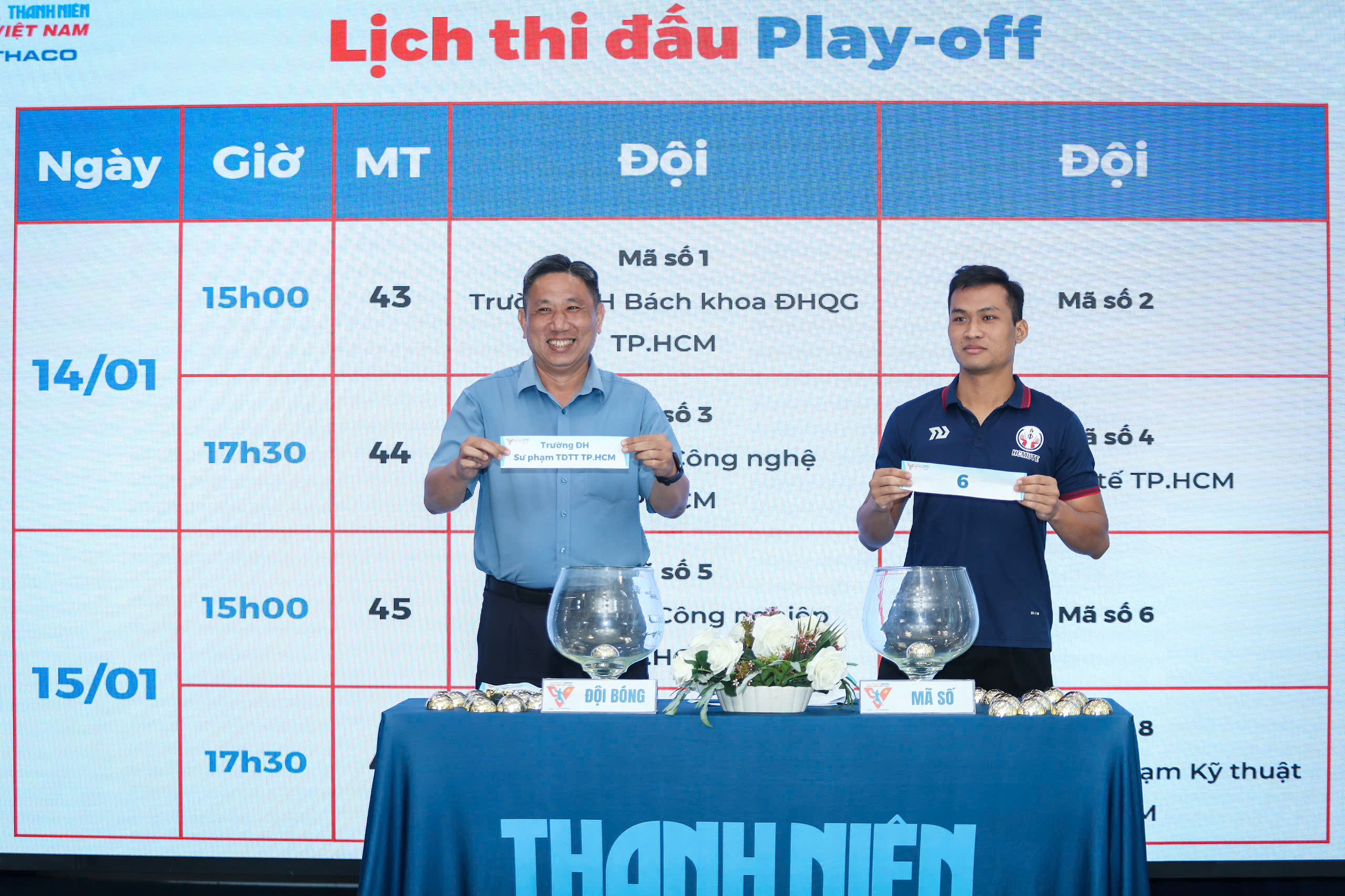 Ho Chi Minh City regional qualifying play-off draw results: Challenge for the defending champion - Photo 3.