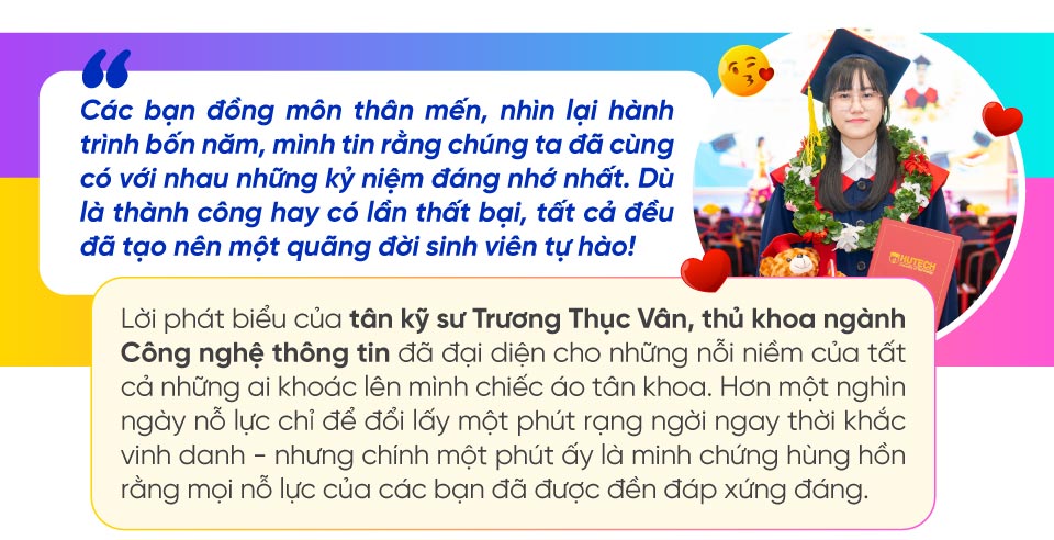 Muôn màu cảm xúc “ngày rời tổ” tại HUTECH: Ngày nào sĩ tử, nay là tân khoa- Ảnh 4.