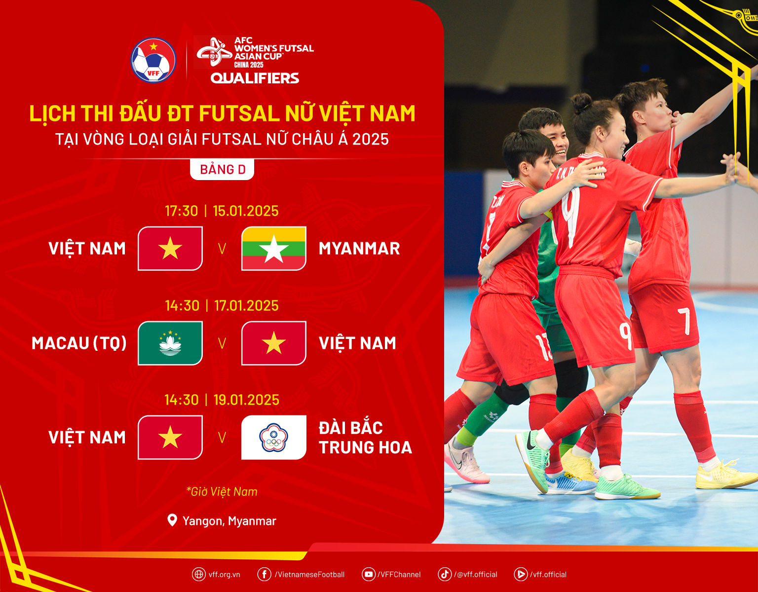 'Vietnam women's futsal team wants to enter the Asian finals with first place in the group': Must win against Myanmar - Photo 2.