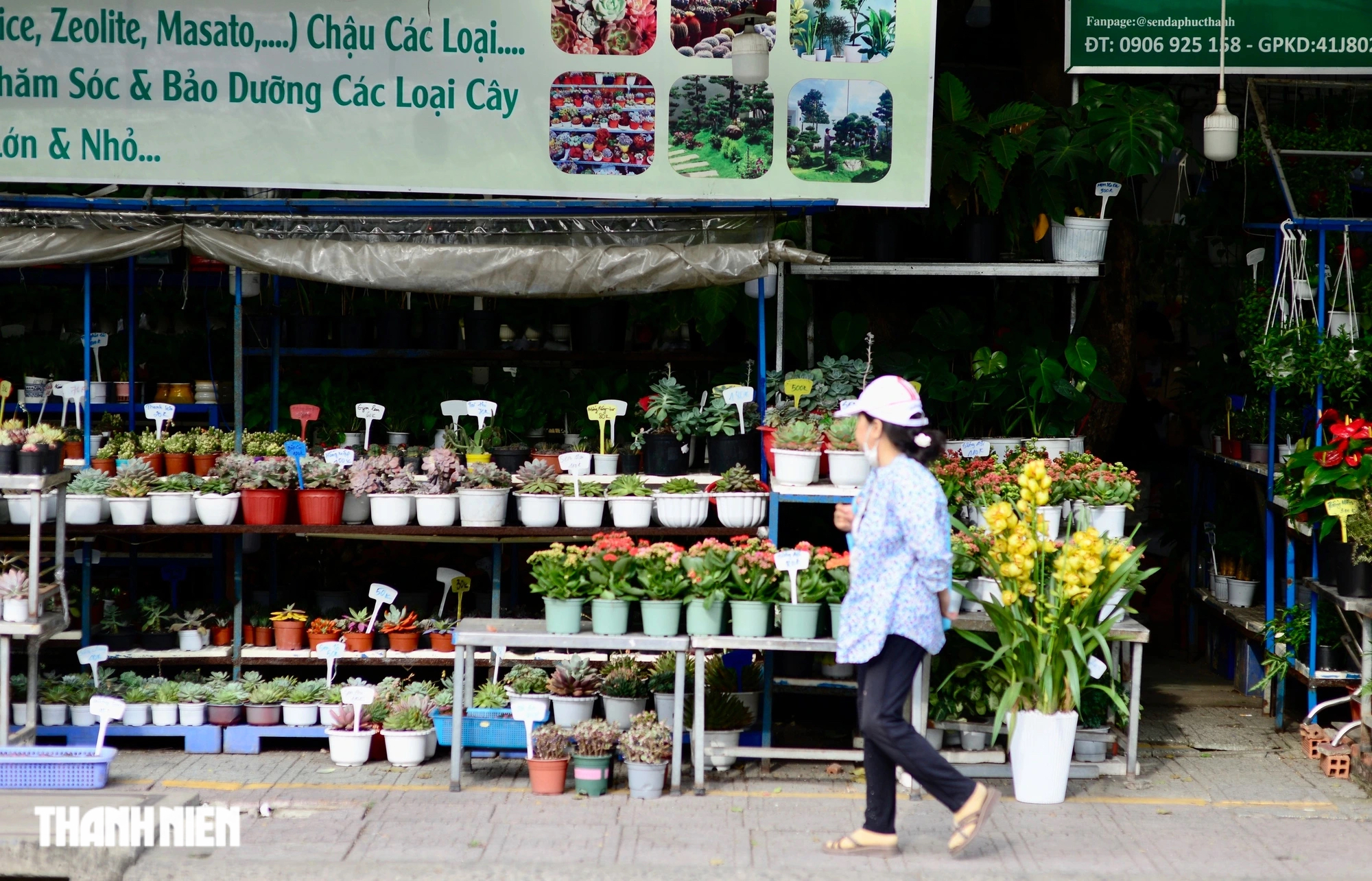 Hoa tết tràn ngập phố phường TP.HCM: Người dân thong thả 'quẹo lựa'- Ảnh 19.