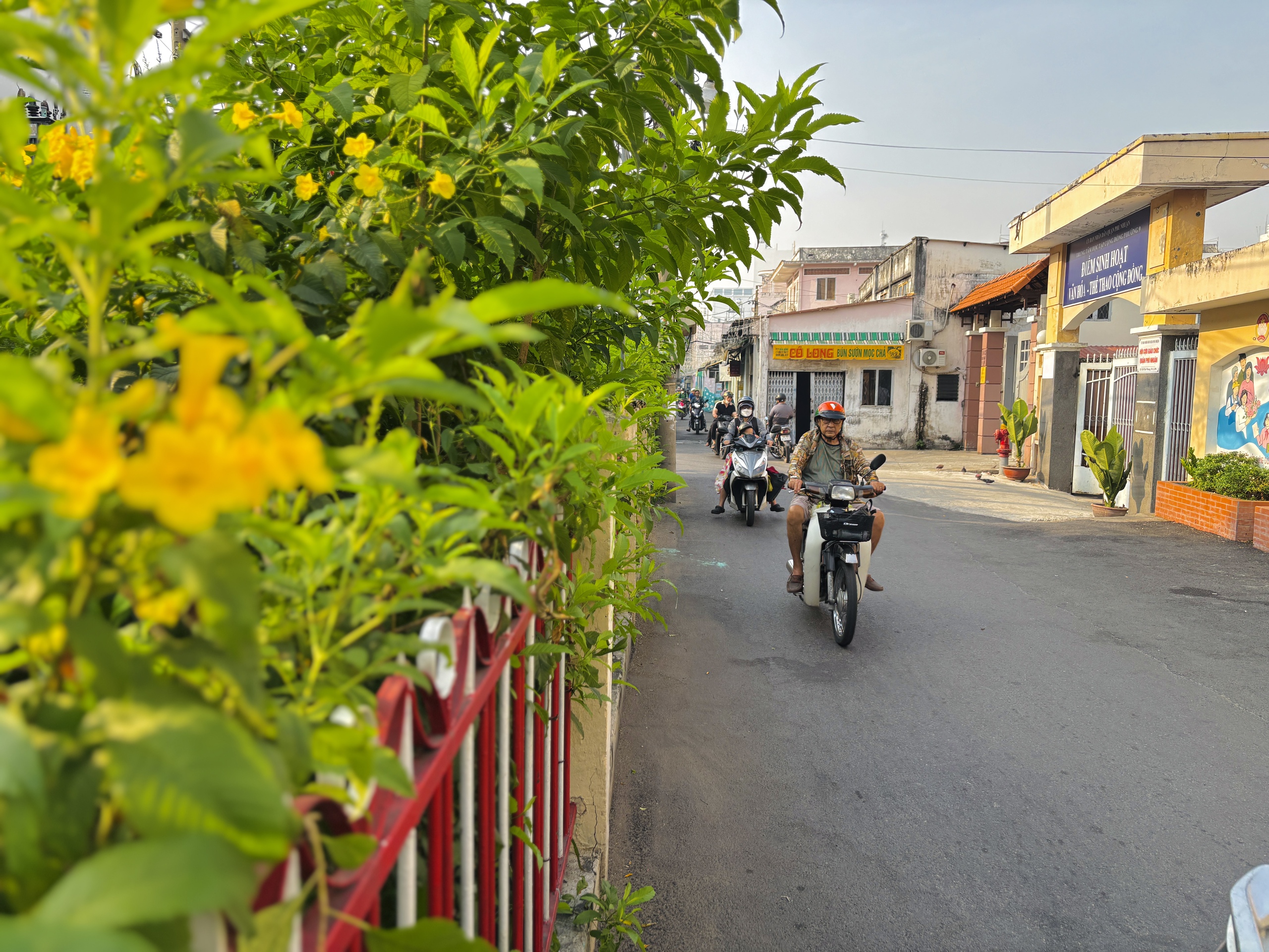 Hẻm Sài Gòn đón tết: Xóm đường rày xe lửa xanh mướt, 'thay da đổi thịt'- Ảnh 8.