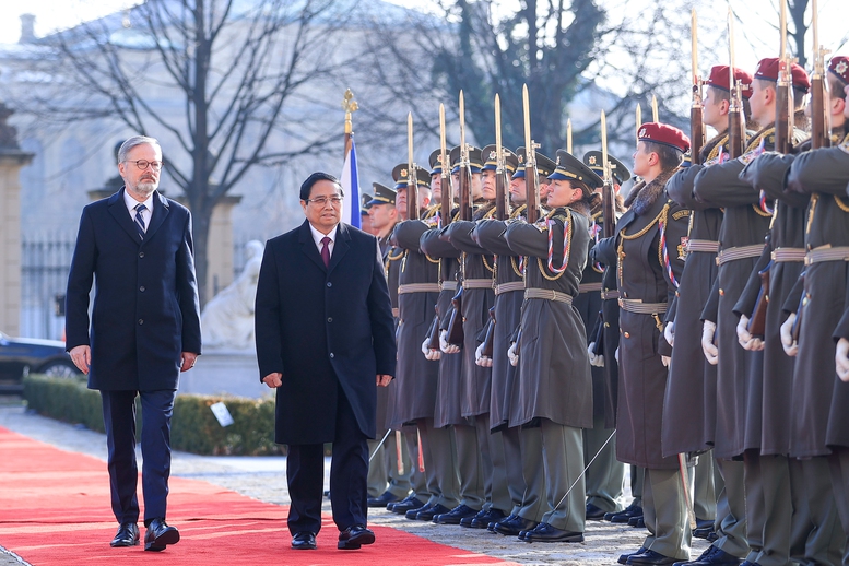 Czech đón trọng thể Thủ tướng Phạm Minh Chính- Ảnh 3.