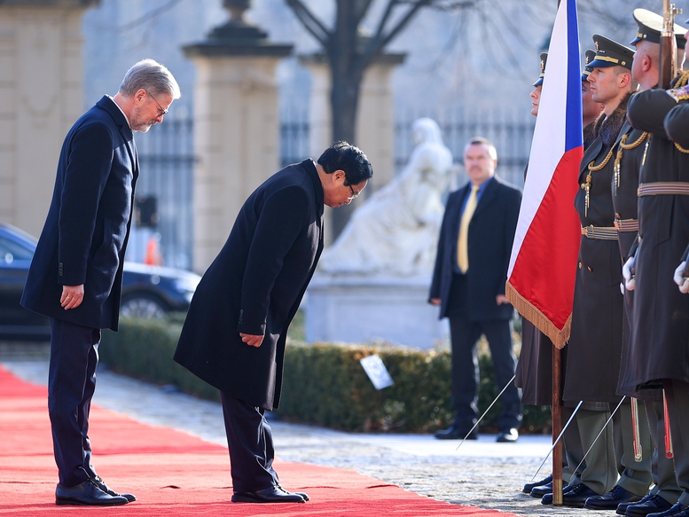 Czech đón trọng thể Thủ tướng Phạm Minh Chính- Ảnh 2.