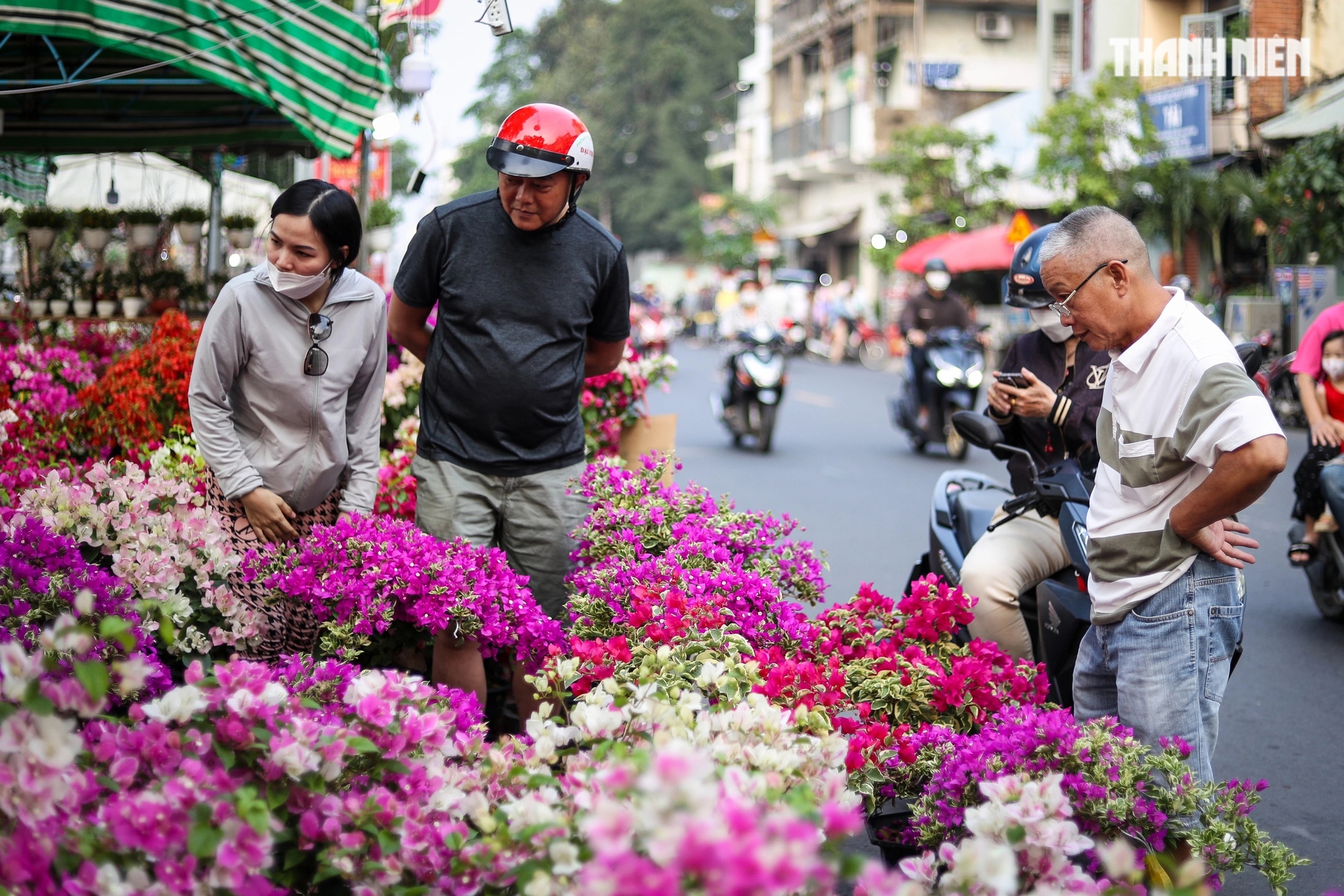 Tấp nập thuyền ghe chở hoa miền Tây cập bến xuân 'Trên bến dưới thuyền'- Ảnh 6.