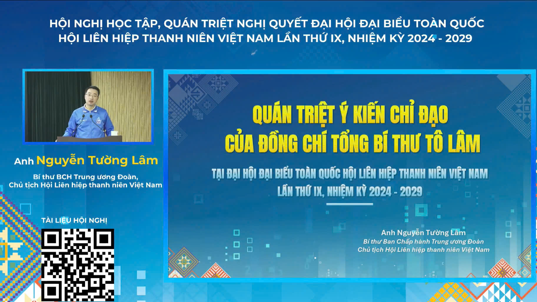 Quán triệt phát biểu chỉ đạo của Tổng Bí thư Tô Lâm về công tác Đoàn - Hội- Ảnh 1.