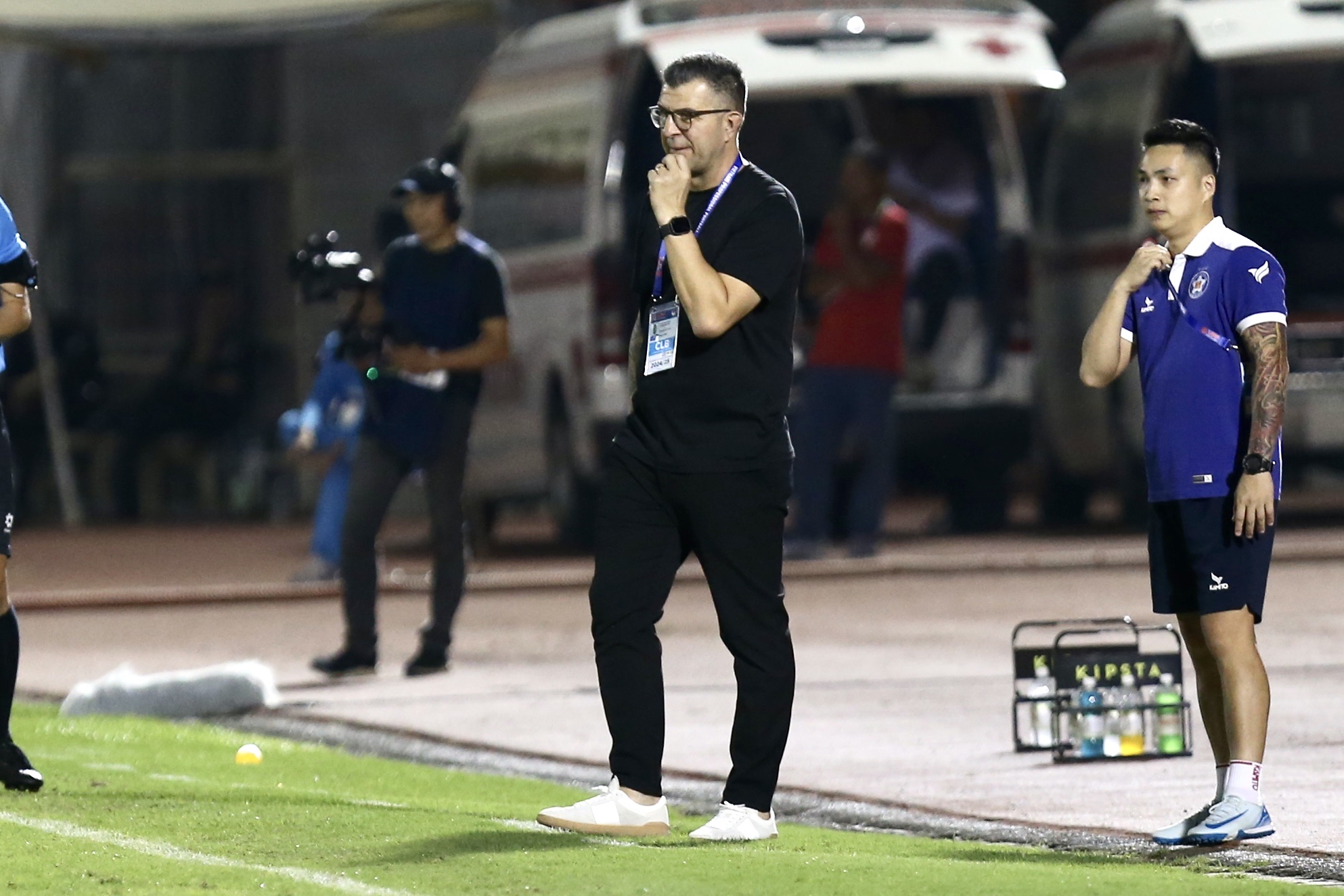 Coach Cristiano Roland has not been able to create miracles for Da Nang Club