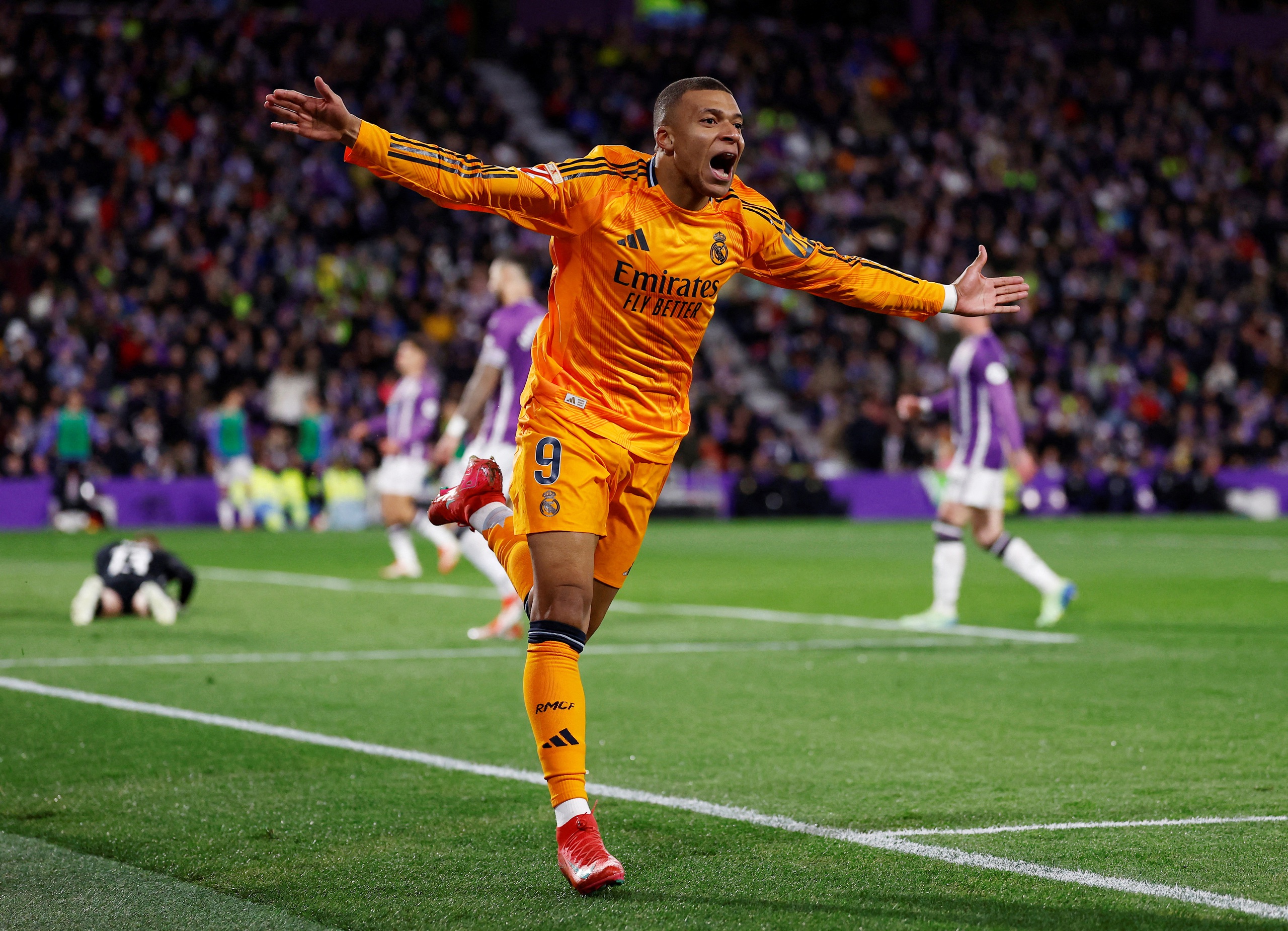 Mbappe recorded the first hat-trick in the Real Madrid club shirt