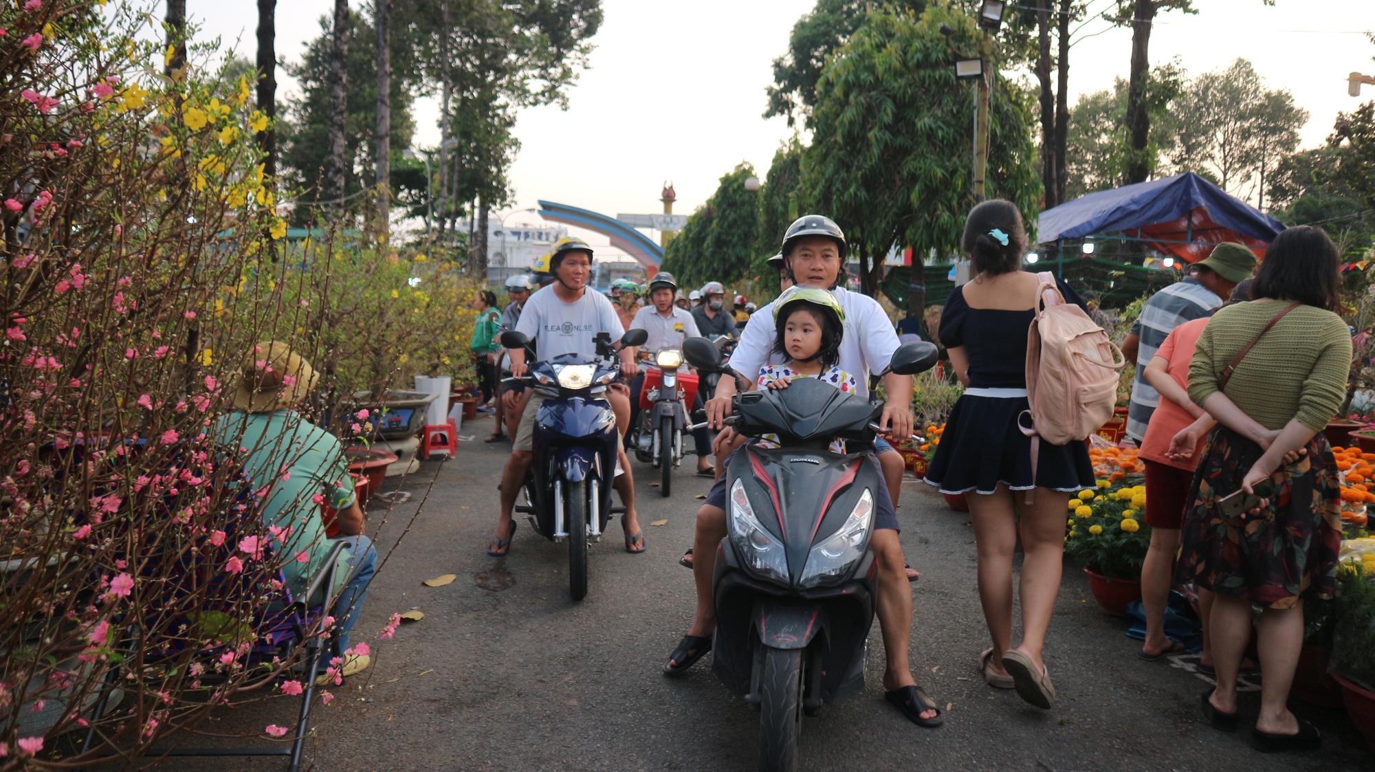 Có nơi ở TP.HCM tấp nập người mua hoa tết, chủ vườn cười toe vì bán được- Ảnh 7.