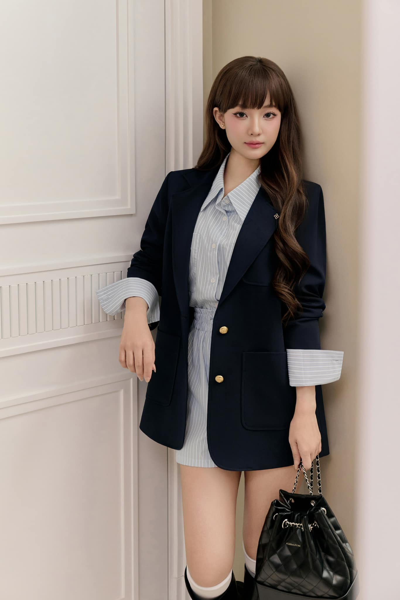 Одягайтеся гарно, як Іт-дівчина, з варіаціями шортів - Фото 2. Mặc đẹp như các It Girl với cách biến tấu cùng quần shorts- Ảnh 2.