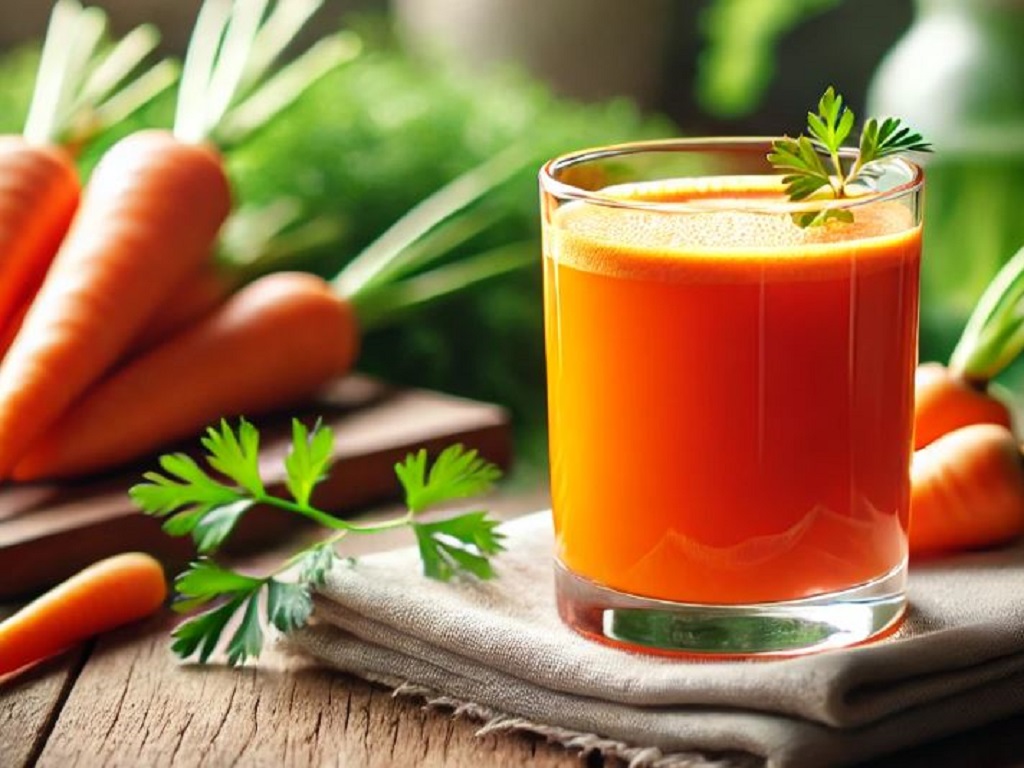 4 lợi ích bất ngờ khi uống nước ép cà rốt vào buổi sáng