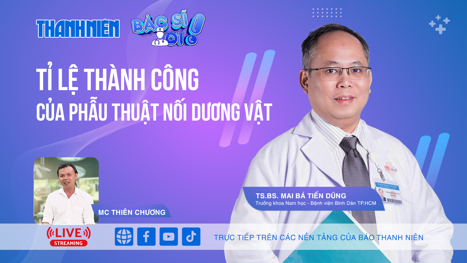 Tỉ lệ thành công của phẫu thuật lĩnh vực nam khoa | Bác sĩ ơi!- Ảnh 1.