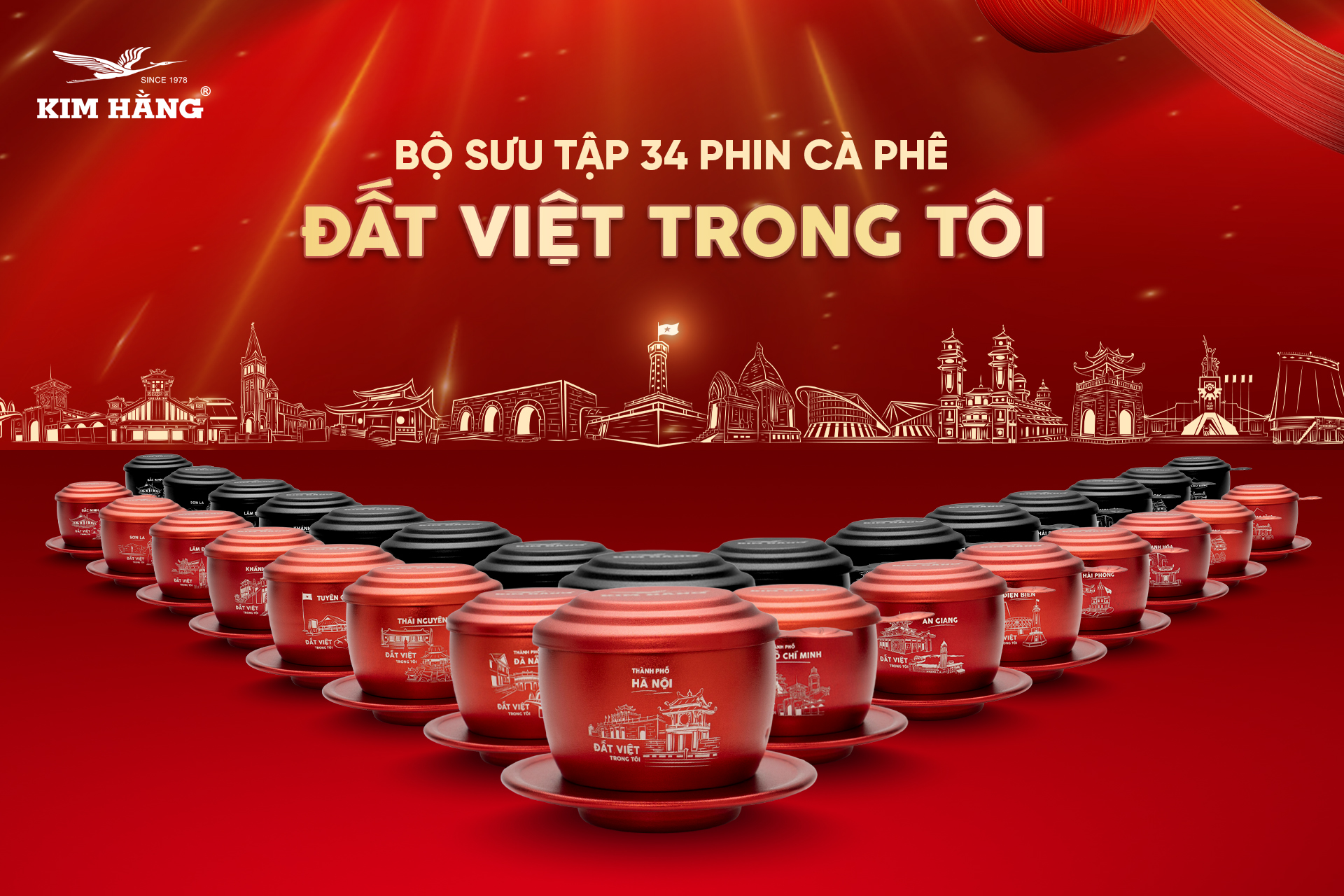 Kim Hằng đưa văn hóa Việt vào từng giọt cà phê với bộ sưu tập phin mới - Ảnh 1.