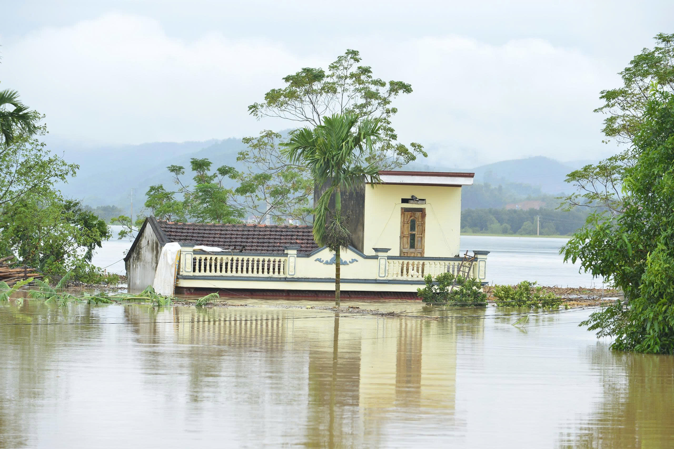 Hơn 15 . 000 Nhà dân ở thanh hóa chìm trong biển nước do mưa lũ - Ảnh 4.
