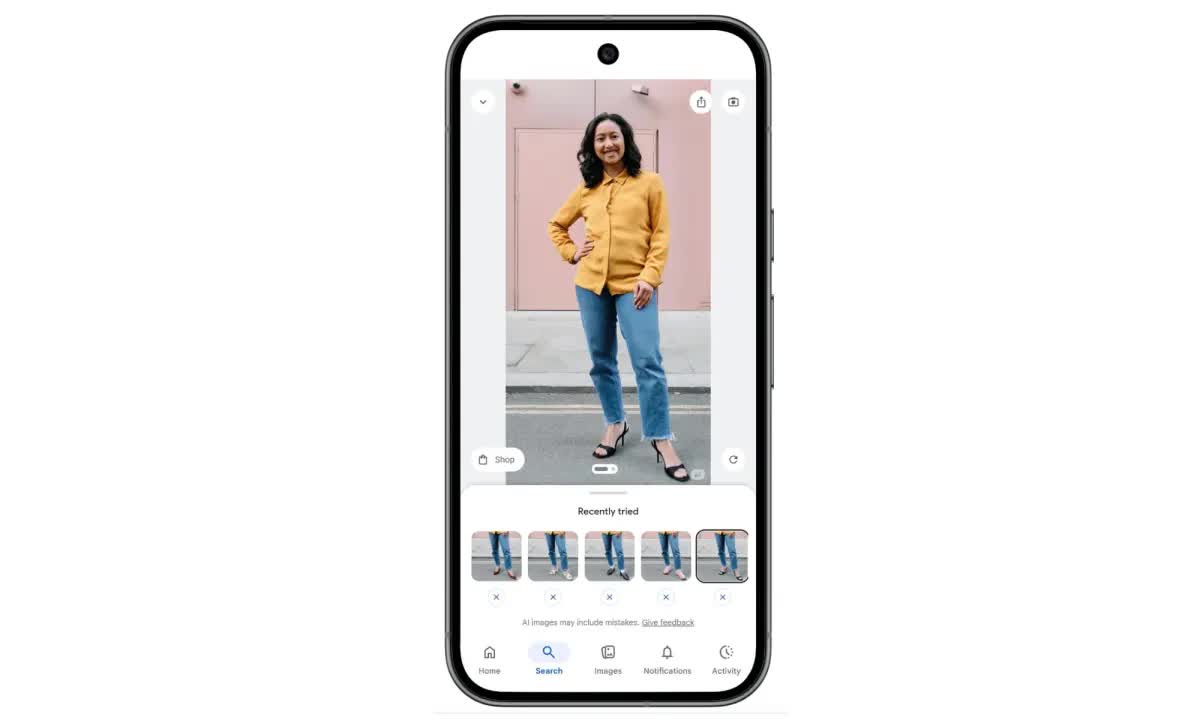 Google Tìm kiếm cho phép 'thử giày' ngay trên mạng - Ảnh 1.