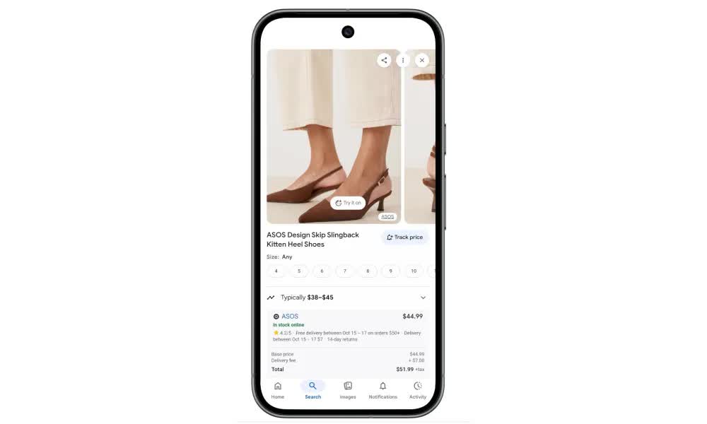 Google Tìm kiếm cho phép 'thử giày' ngay trên mạng - Ảnh 3.