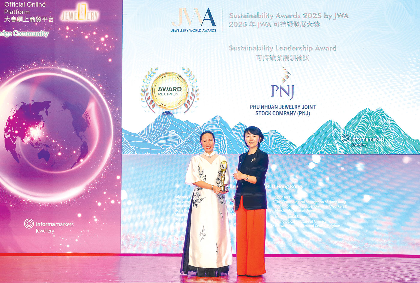 PNJ được JWA vinh danh về phát triển bền vững - Ảnh 1.