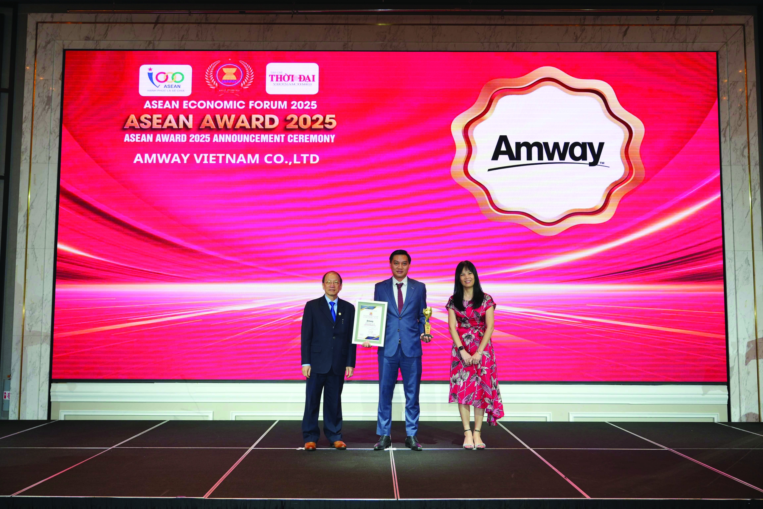 Amway Việt Nam lọt top 5 doanh nghiệp tiêu biểu ASEAN  - Ảnh 1.
