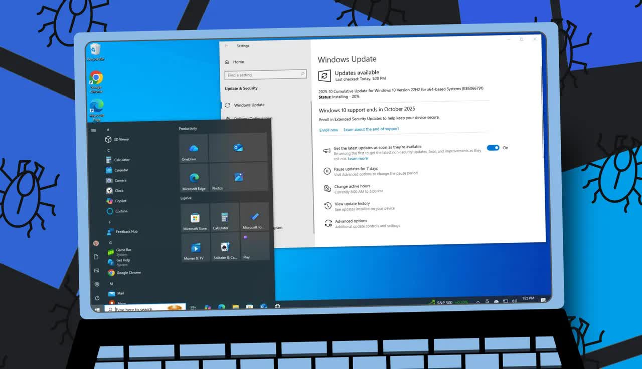 Microsoft tung bản vá 'lịch sử' trước khi ngừng hỗ trợ Windows 10 - Ảnh 1.