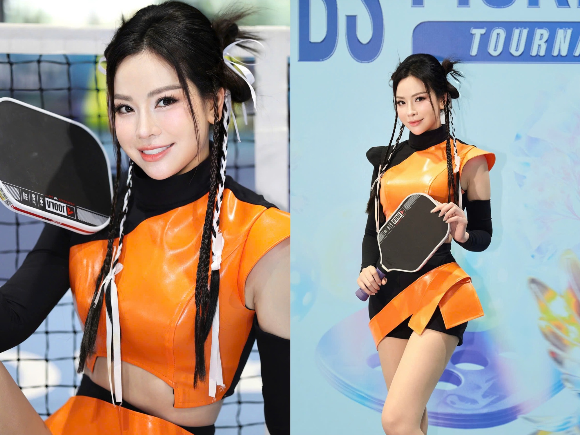 Đào Lan Phương gây tranh cãi vụ trang phục tham gia giải pickleball - Ảnh 1. Đào Lan Phương gây tranh cãi vụ trang phục tham gia giải pickleball - Ảnh 1.