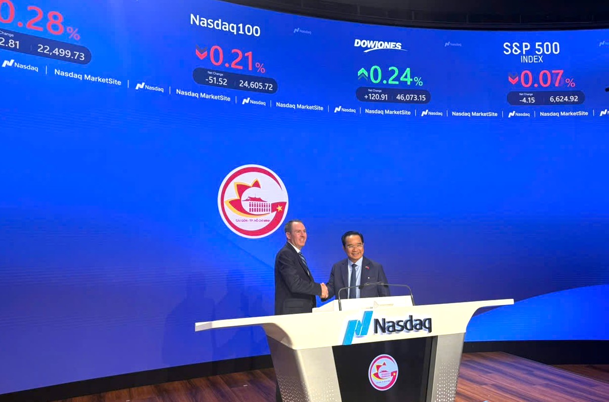TP.HCM hợp tác NASDAQ 5 lĩnh vực trung tâm tài chính quốc tế - Ảnh 2. TP.HCM hợp tác NASDAQ 5 lĩnh vực trung tâm tài chính quốc tế - Ảnh 2.