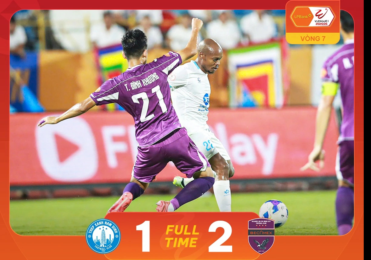 Bảng xếp hạng V-League mới nhất: Ninh Bình độc chiếm ngôi đầu, Nam Định rơi sâu hoắm còn HAGL ở đâu?- Ảnh 2.